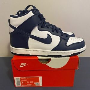 Nike dunk high midnight navy